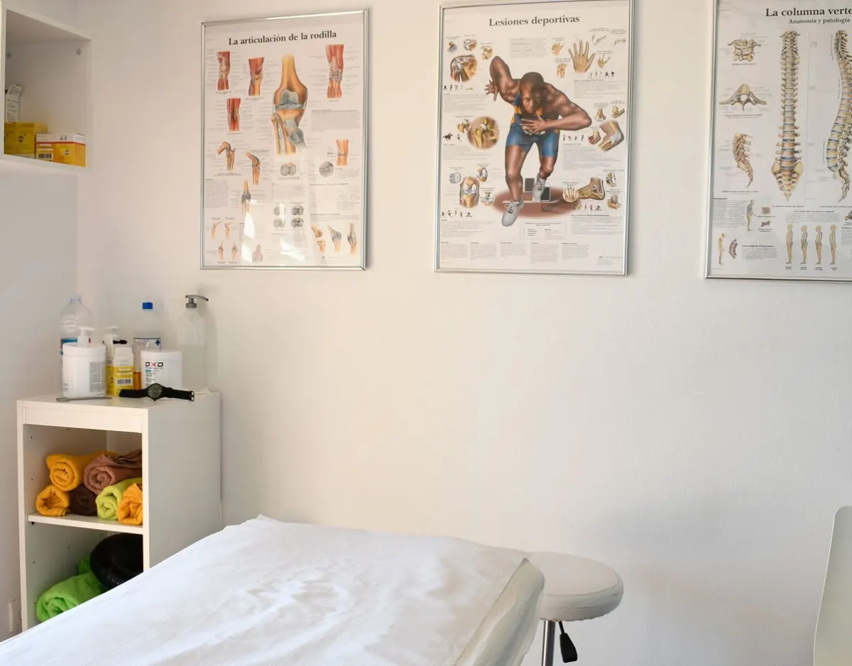 Sala de fisioterapia del centro en Dénia