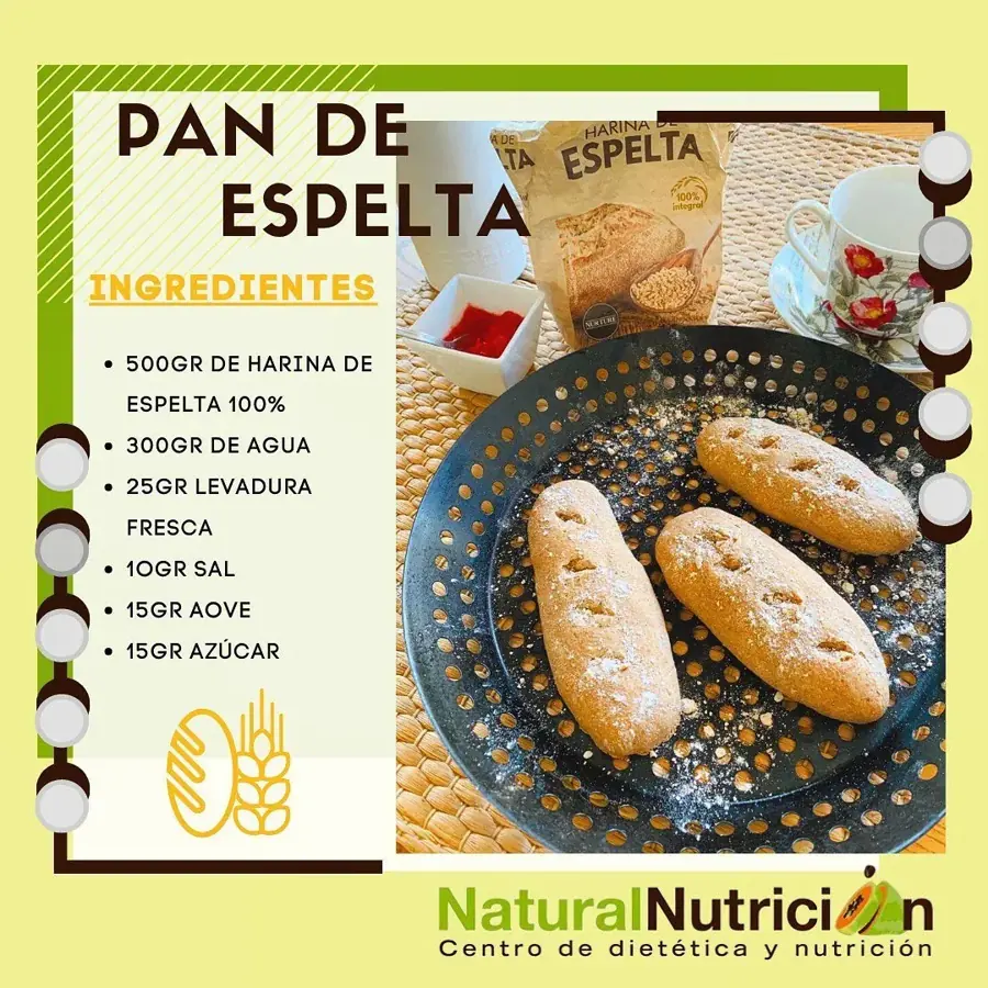 Pan de espelta casero